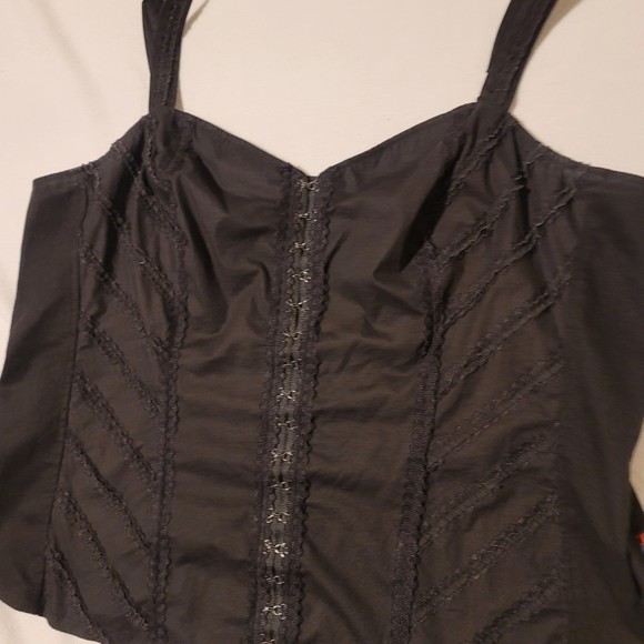 Vintage rare Tripp Corset Frilly Goth plus 4x - Picture 2 of 8